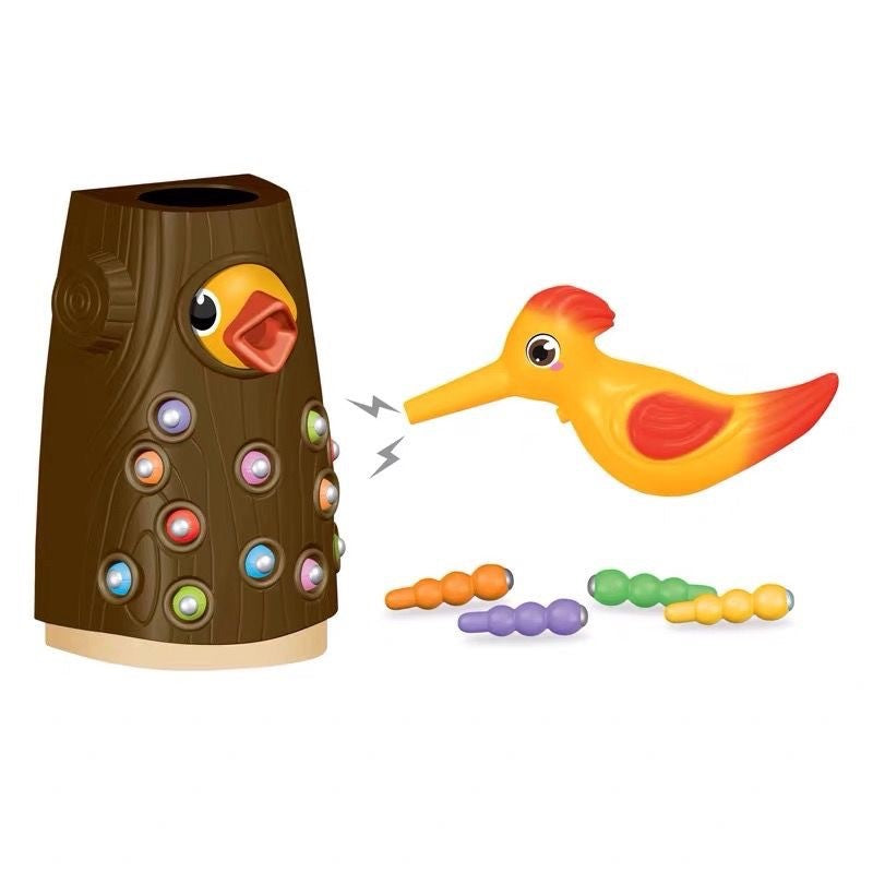 Woodpecker Toys Fishing And Insect Catching Games Intelligence Development Early Childhood Education Magnetic Toys