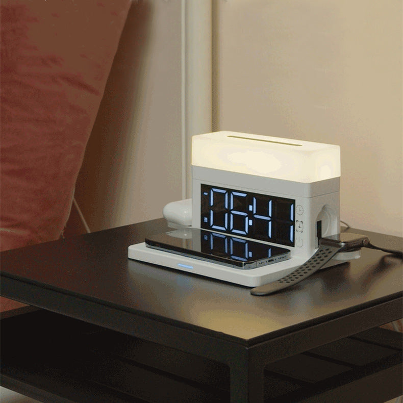 Night Light Clock Multifunctional Wireless Charger