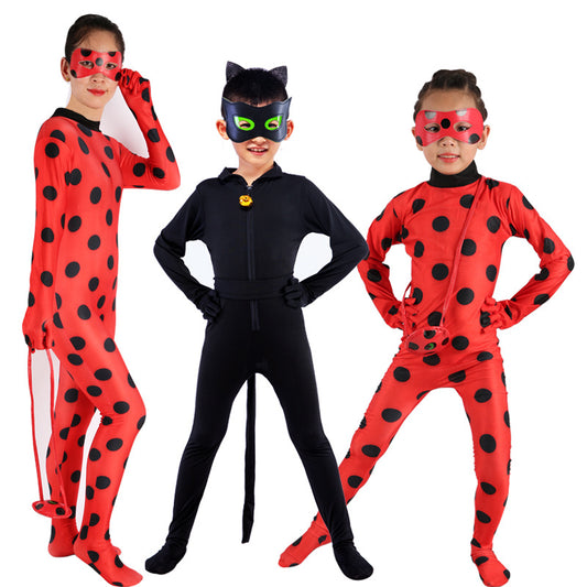 Ladybug and Cat Noir Halloween Costume - Kids' and Adults' Anime Dress