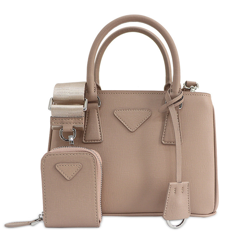 New leather handbags fashion three-in-one inn handbags crops leather bag shoulder cross handbag