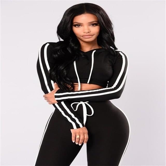 Autumn And Winter pink women tracksuit Sexy Exercise 2 piece woman set Ladies New Style pink women sweat suits