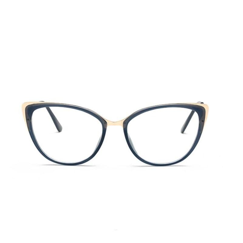 Anti-blue Light Cat Eye Spectacle Women Lens Glasses